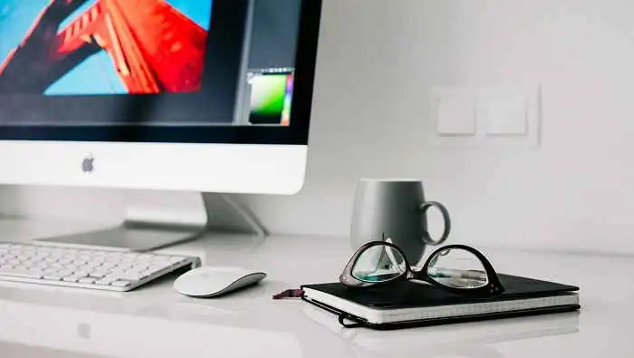 Computer, ufficio, lavorare da casa